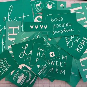 Chalk Couture & Misc Farmhouse Style Silk Screen Stencils